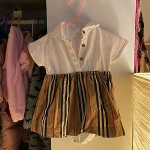 Infant Burberry dress (worn once)